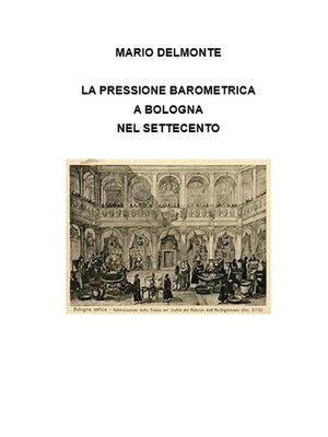 cover image of La pressione barometrica a Bologna nel Settecento